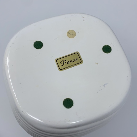 Parox White Art Deco Vintage 80s Large Vase - Picture 7 of 17